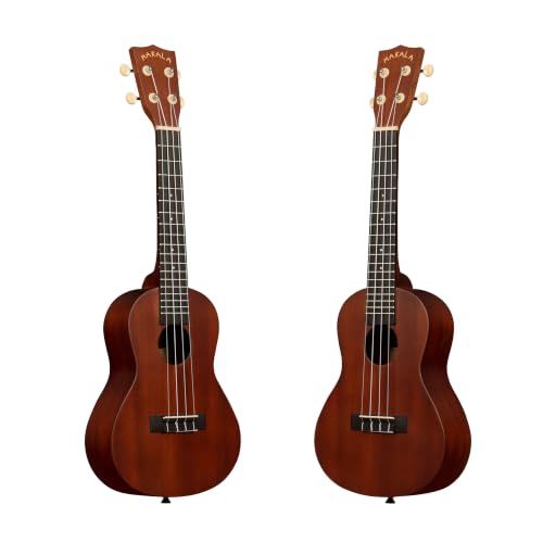 Kala MK-C Makala Concert Ukulele Bundle with Gig Bag, Tuner, Strap, Aquila Strings, Online Lessons & DVD