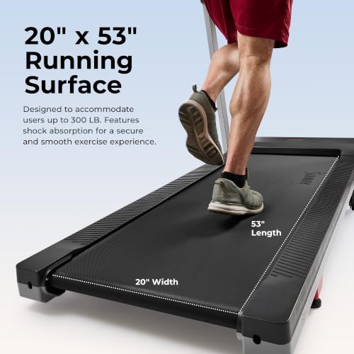 Sunny Health & Fitness Gray Fully Assembled Auto Incline Treadmill for Home Gym