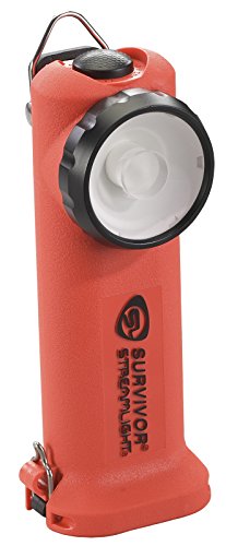 Right Angle LED Flashlight - Orange, 175 Lumens, Intrinsically Safe, Non-Rechargeable, One Size