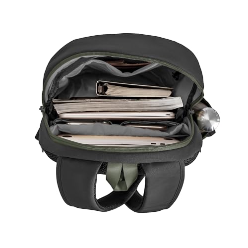 Travelon Anti-Theft Daypack with RFID Blocking & Locking Compartment - Black, 11x17x6.5 inches