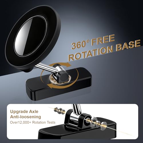 Magnetic Golf Cart Phone Holder - 360° Rotatable, Compatible with MagSafe iPhone 12-17, Golf Accessories for Men & Dad