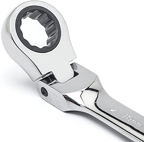 GEARWRENCH 12-Piece Metric Flex Head Ratcheting Wrench Set with Wrench Rack | 9901D