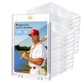 18 Pack Magnetic Card Holders for Trading Cards - UV-Resistant Hard Plastic, Secure One-Touch Closure
