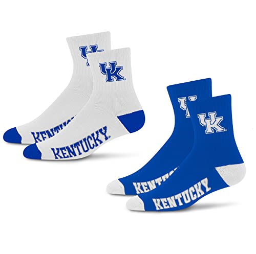 NCAA North Carolina Tar Heels Quarter Socks Large - Team Colors, Fan Gift