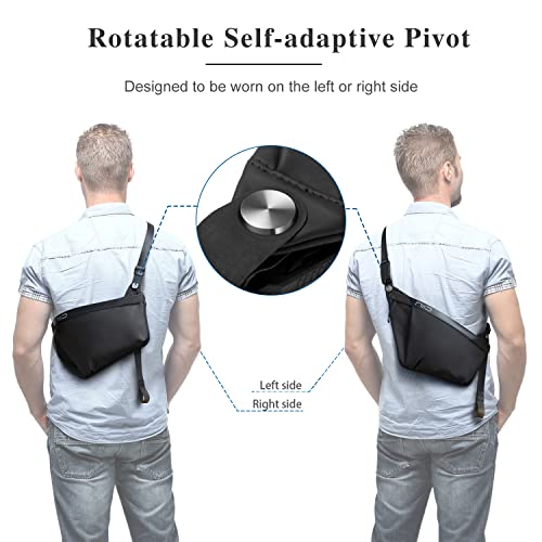 NIID Crossbody Sling Bag for Men - Ultra-Slim 30-50mm Width