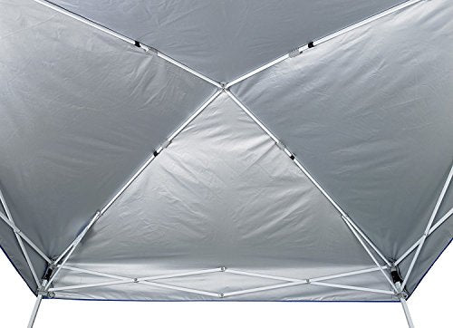 E-Z UP Sierra II 10x10 Royal Blue Instant Pop Up Canopy with Roller Bag & Spike Set