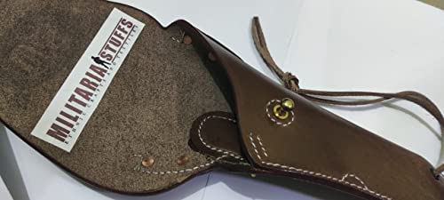 WWII Style Leather M1911 Pistol Holster for Colt & Semi-Autos - Brown