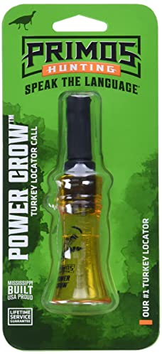 Primos Hunting Power Crow, Effective Turkey Locator Call for Seasoned Hunters, Green