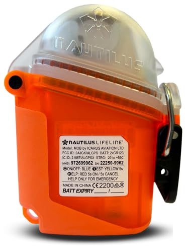 Nautilus Lifeline Marine Rescue GPS - Waterproof Handheld VHF Distress Radio