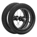 High-Traction Wheel Set for Strider 12-Inch Balance Bikes - Black, Pneumatic Tires
