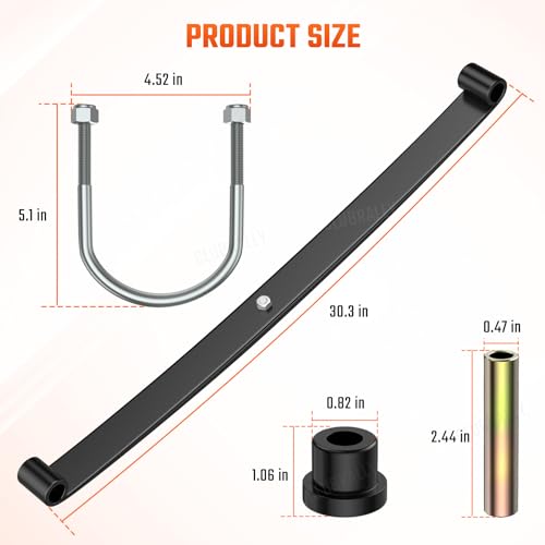 Golf Cart Rear Leaf Springs Kit for Club Car Precedent & Onward 2004+