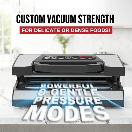 Premium Vacuum Sealer Machine - Food Saver with Jar & Canister Attachments, Handle, Cutter, Moist & Dry Modes