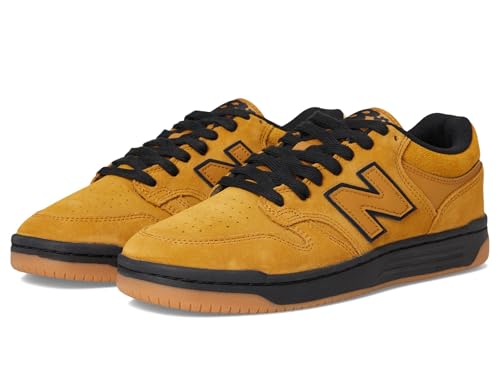 New Balance 480 Leather Men's Shoes - Black/Tobacco, Size 11 Women / 9.5 Men