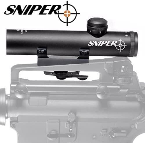 4X20 Waterproof Scope with Bullet Drop Compensation Handle - Non-Illuminated