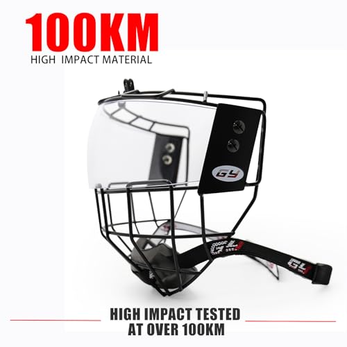 GY Hockey Helmet Cage & Face Shield Protector PC530 Clear - High Impact, Anti-Fog