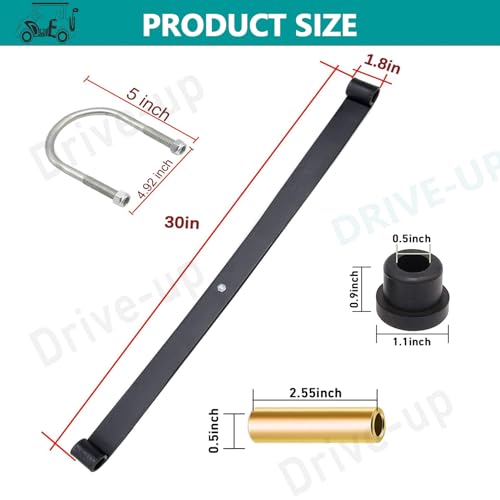 Golf Cart Rear Leaf Spring Kit for Club Car Precedent, Tempo & Onward 2004+
