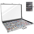 Silver 24x20 Trading Card Display Case Aluminum for Sports & TCG Collection