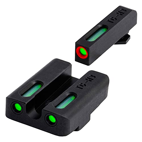 Low Set Handgun Sight - Truglo TFX PRO Night & Fiber Optic Sight