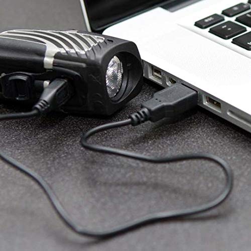 Bike Light Combo 650 Lumens Front & 110 Lumens Rear USB Rechargeable Waterproof