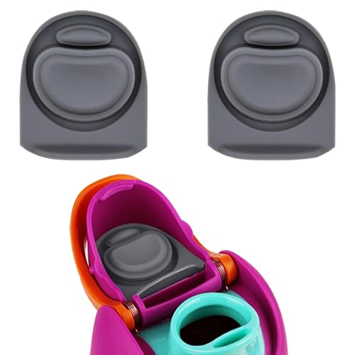 2-Pack Owala FreeSip Replacement Silicone Stoppers - Grey | Bottle Lid Gasket Seals