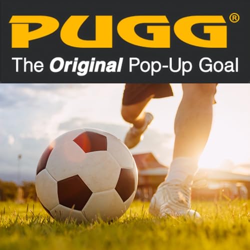 PUGG 2.5 Foot Pop-Up Soccer Goal - Portable Youth Soccer Goal with Carry Bag