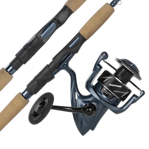 Saltwater Spinning Rod and Reel Combo - 7' Heavy, 3000 Size