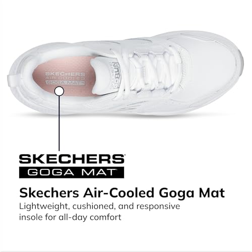 Skechers Women's Go Run Consistent 2.0 Sumpter Trail Shoes - White, 8 Wide