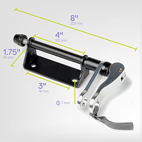 2-Pack Lockable Bike Fork Mount for Truck Bed Bike Racks - Secure Transport
