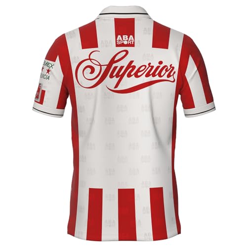 Chivas 1994-1995 Retro Football Jersey Men Medium Rojiblanca Classic Fit