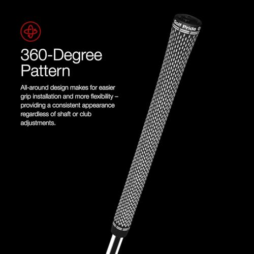 Golf Pride Tour Velvet 360 Golf Grip 13-Pack Black Standard Soft Non-Slip