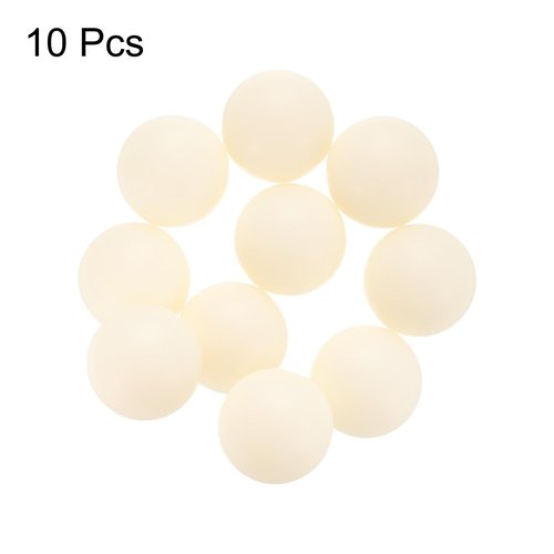 uxcell 10pcs Nylon Bearing Balls 1" 25.4mm Solid Plastic Balls, Precision Mini Nylon Balls