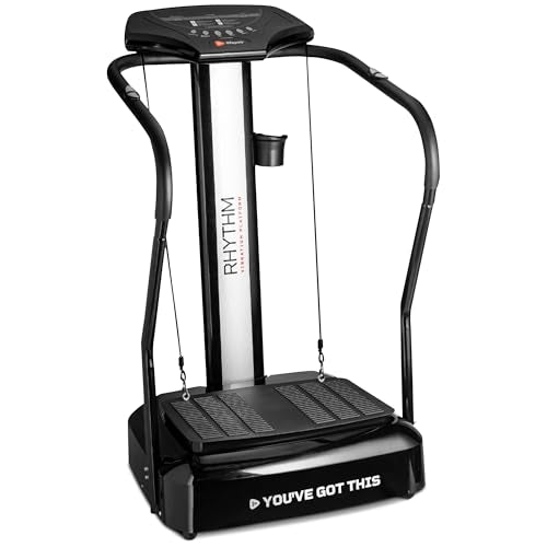Lifepro Rhythm Full-Body Vibration Exercise Machine with 99 Speed Levels & Handrails