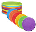 Kids Outdoor Flying Discs 12 Pack - Safe Soft Silicone Toys for School & Party