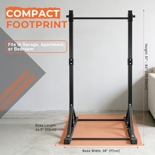 Big Freestanding Pull Up Bar Stand with Adjustable Height & Solid Lock System