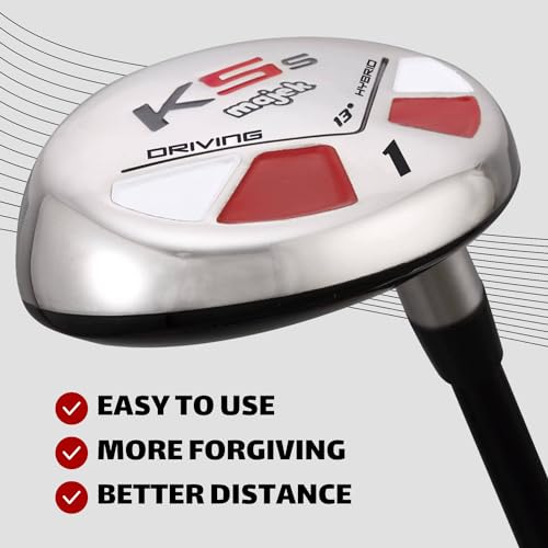 Golf Hybrid 13° Driving Iron - Senior Flex Graphite, Tall Length, Right Hand
