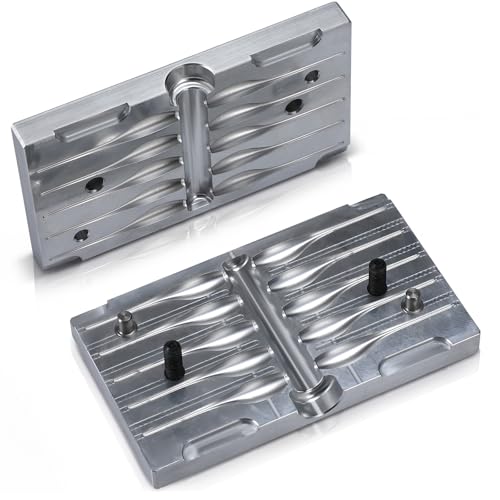 Aluminum Soft Plastic Fishing Lure Mold Kit - 10 Cavities for Crappie Baits, 2-inch