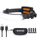 Rechargeable Headlamp PRO 5000mAh 1500 Lumens 230° Wide Beam LED Headlight for Camping Hiking Work