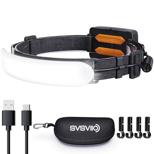 Rechargeable Headlamp PRO 5000mAh 1500 Lumens 230° Wide Beam LED Headlight for Camping Hiking Work