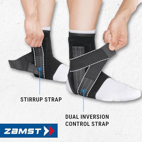 Zamst A1 Strong Ankle Support Brace Left Black - Sports Sprain Recovery
