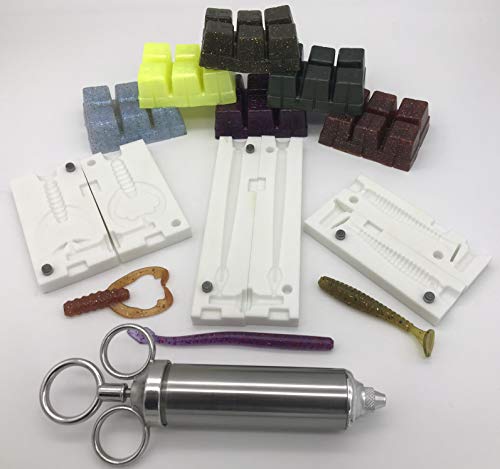 Fishing Lure Making Kit with Injection Molds and Resin - DIY Bait Craft Set