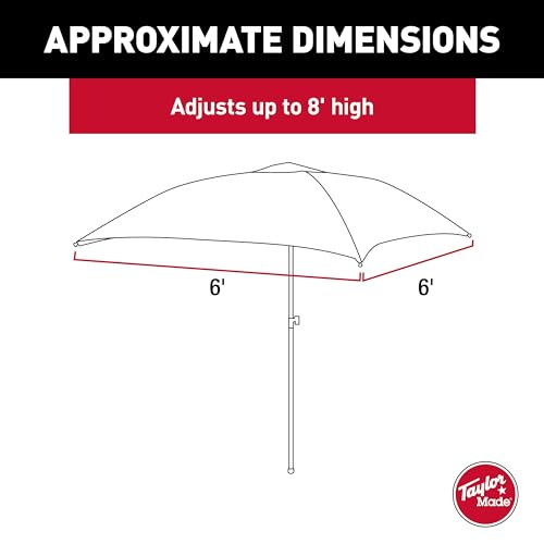 TaylorMade Anchorshade III Boat Shade White - Adjustable UV-Resistant Sunshade for Marine & Dock Use
