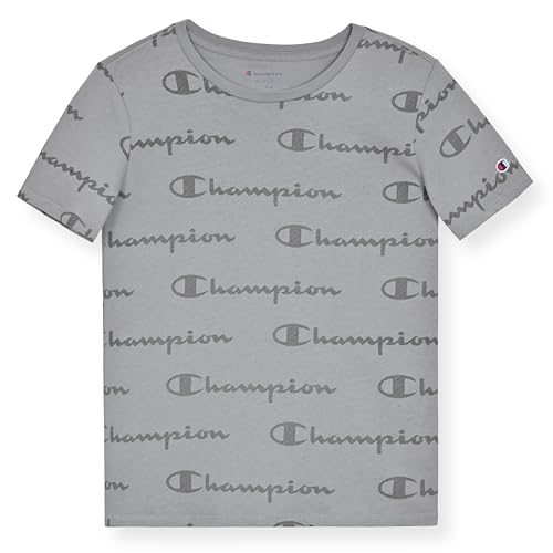 Champion Boys Short Sleeve T-Shirt Pack - Black 6 Pack, Size 4-18