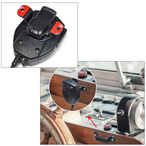 Car Dash Mount Holder for Handheld Radio and Microphone 2 Pack