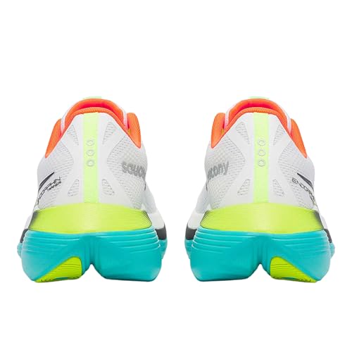 Saucony Women's Endorphin Trainer Sneaker 5 White Mutant - Running Shoe