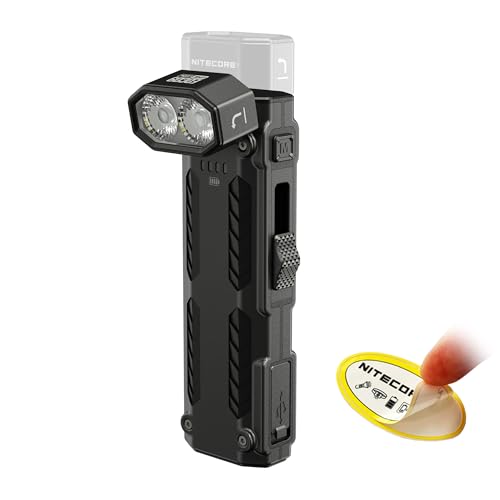 Nitecore EDC09 1600 Lumens Rechargeable LED Flashlight with Swivel Head & Magnetic Tail