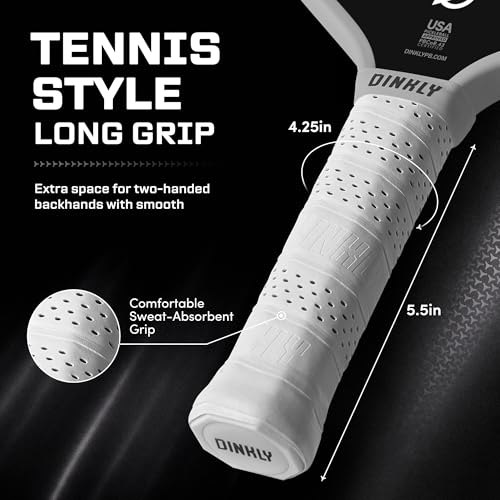 Dinkly Black Gen3 Carbon Fiber Pickleball Paddle Set of 2/4 - USAPA Approved