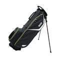 Izzo Ultra Lite Golf Stand Bag Gray Lime Lightweight with Organizer & Rain Hood
