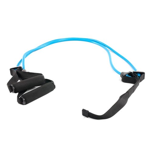 Power Systems Double Cords are V-Shaped with 2 Padded Handles and 1 Anchor, Resistance Band Level: Heavy, Light Blue, 36 Inches, (84655),Purple