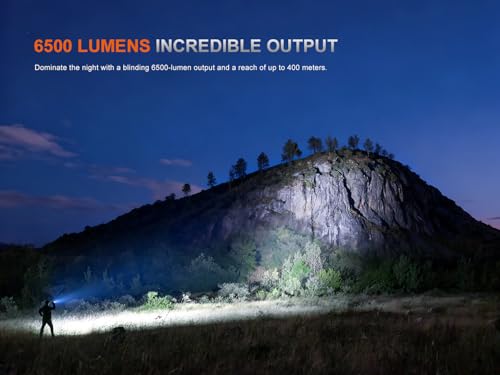 Fenix TK28R Tactical Rechargeable Flashlight 6500 Lumens IP68 Waterproof Outdoor & Law Enforcement