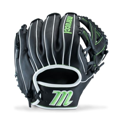 Marucci Krewe V3 Series Baseball Glove - Right Hand Infield Black Neon Green